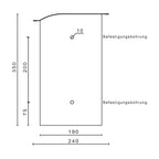 Briefkasten 09.3 (pulverbeschichtet in RAL 9016 Verkehrsweiß)