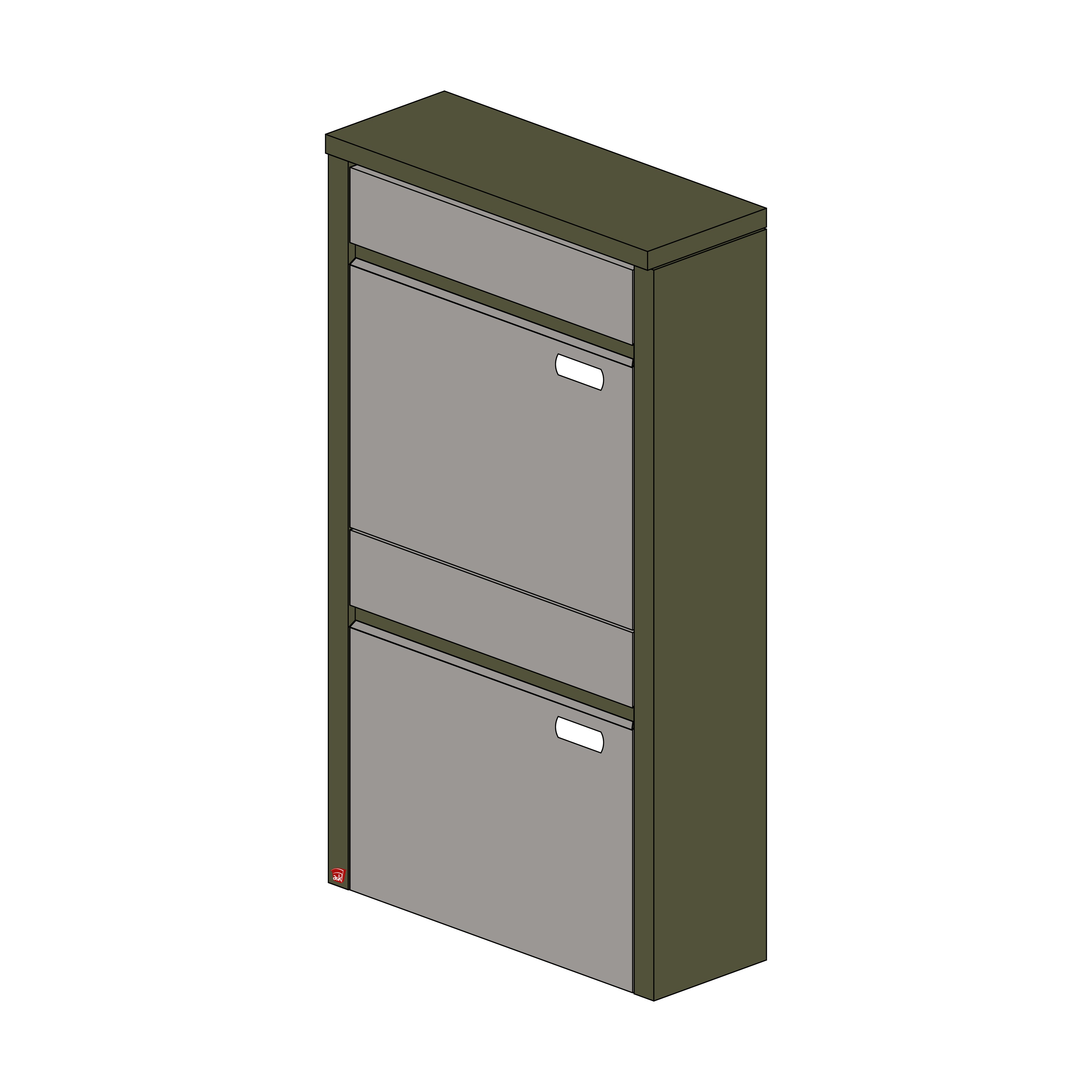 Briefkastenanlage 153.2Z Breitformat