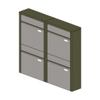 Briefkastenanlage 153.4Z Breitformat