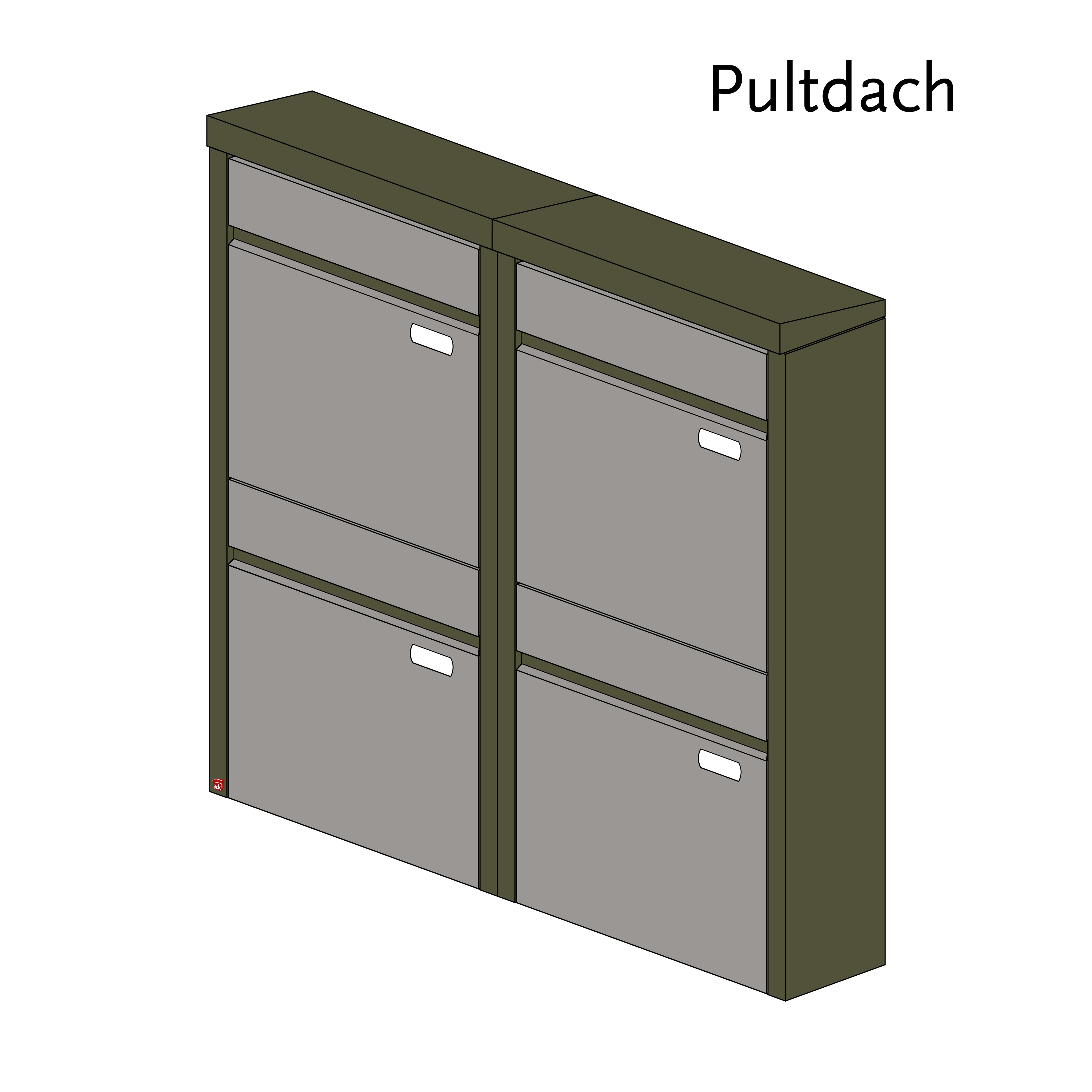 Briefkastenanlage 153.4Z Breitformat