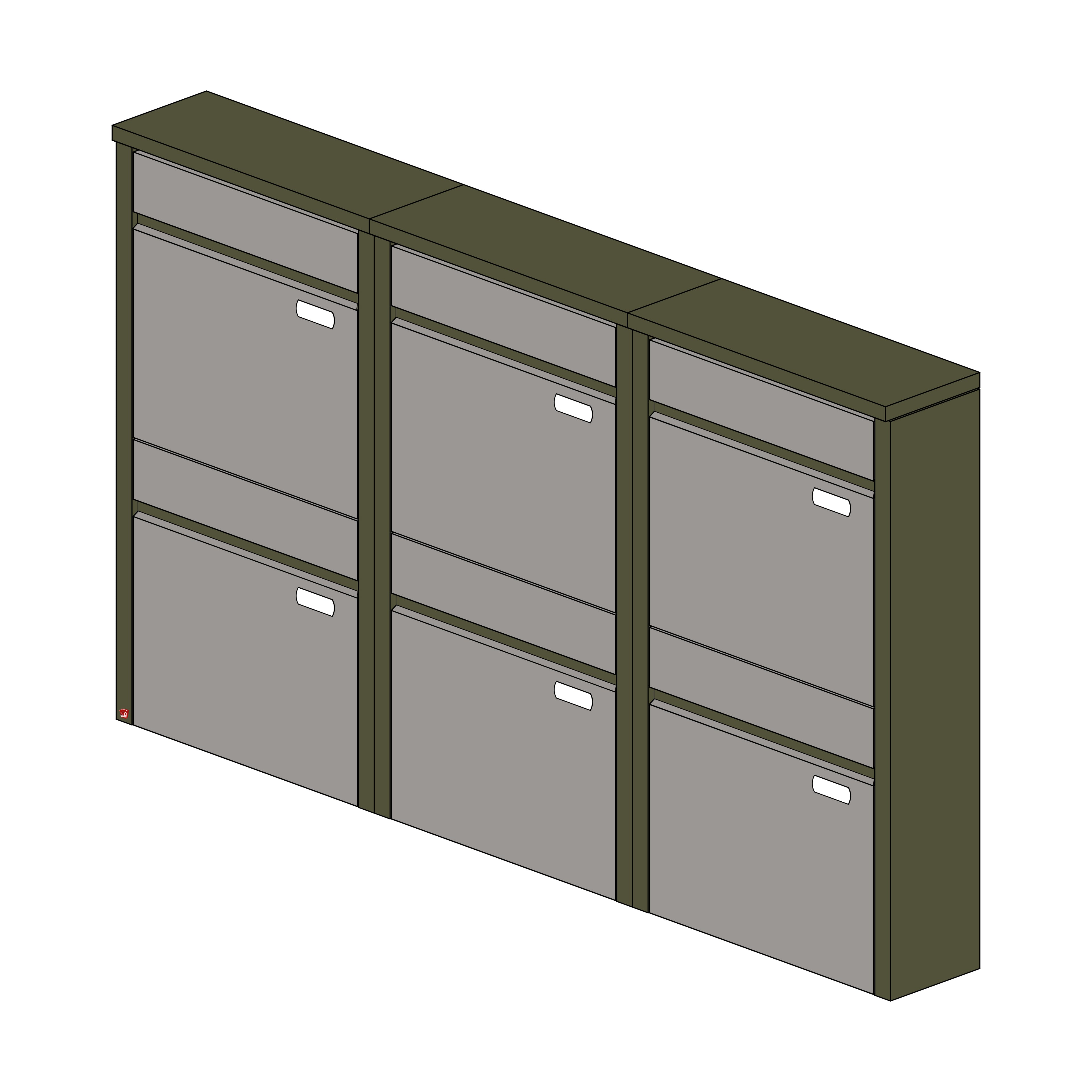 Briefkastenanlage 153.6Z Breitformat