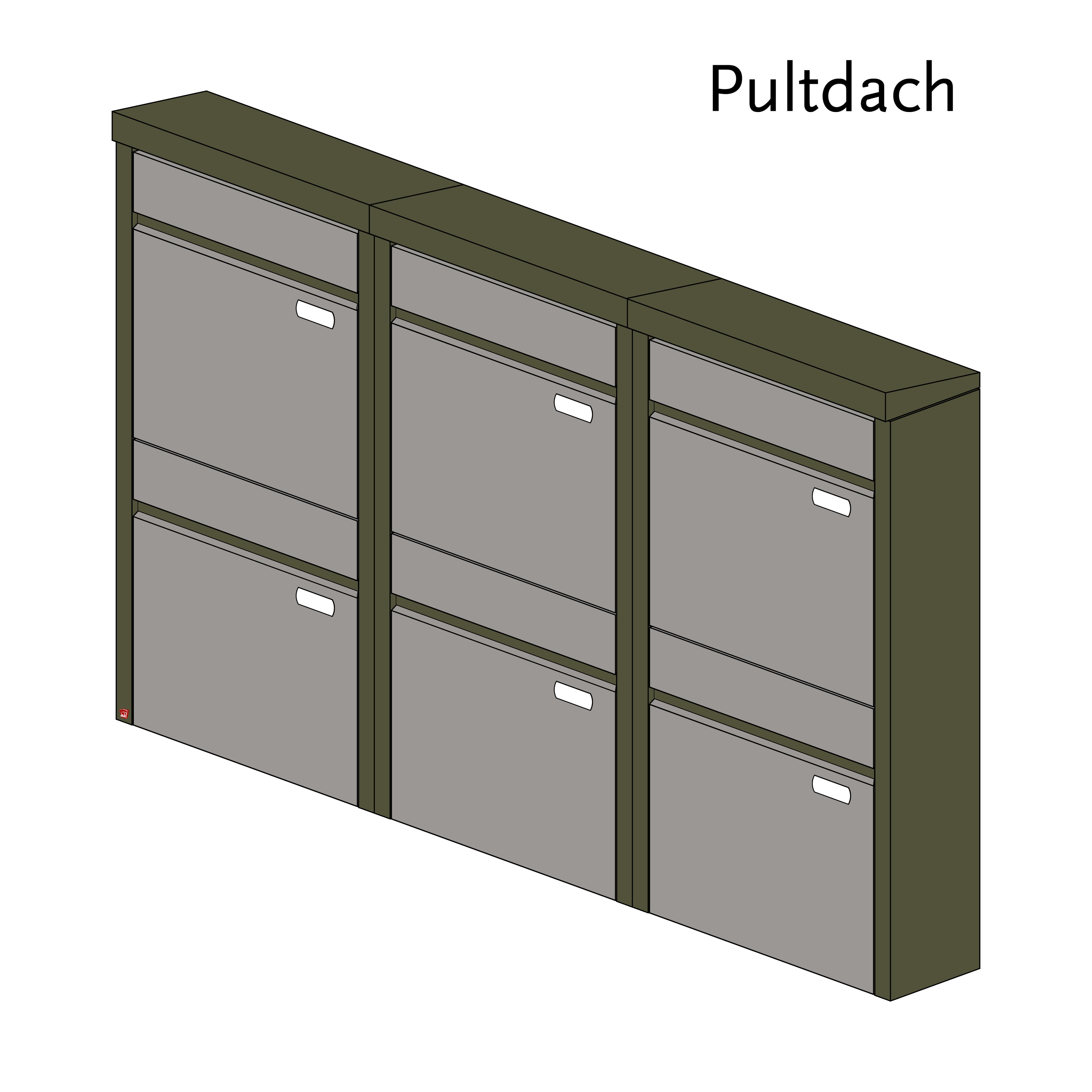 Briefkastenanlage 153.6Z Breitformat