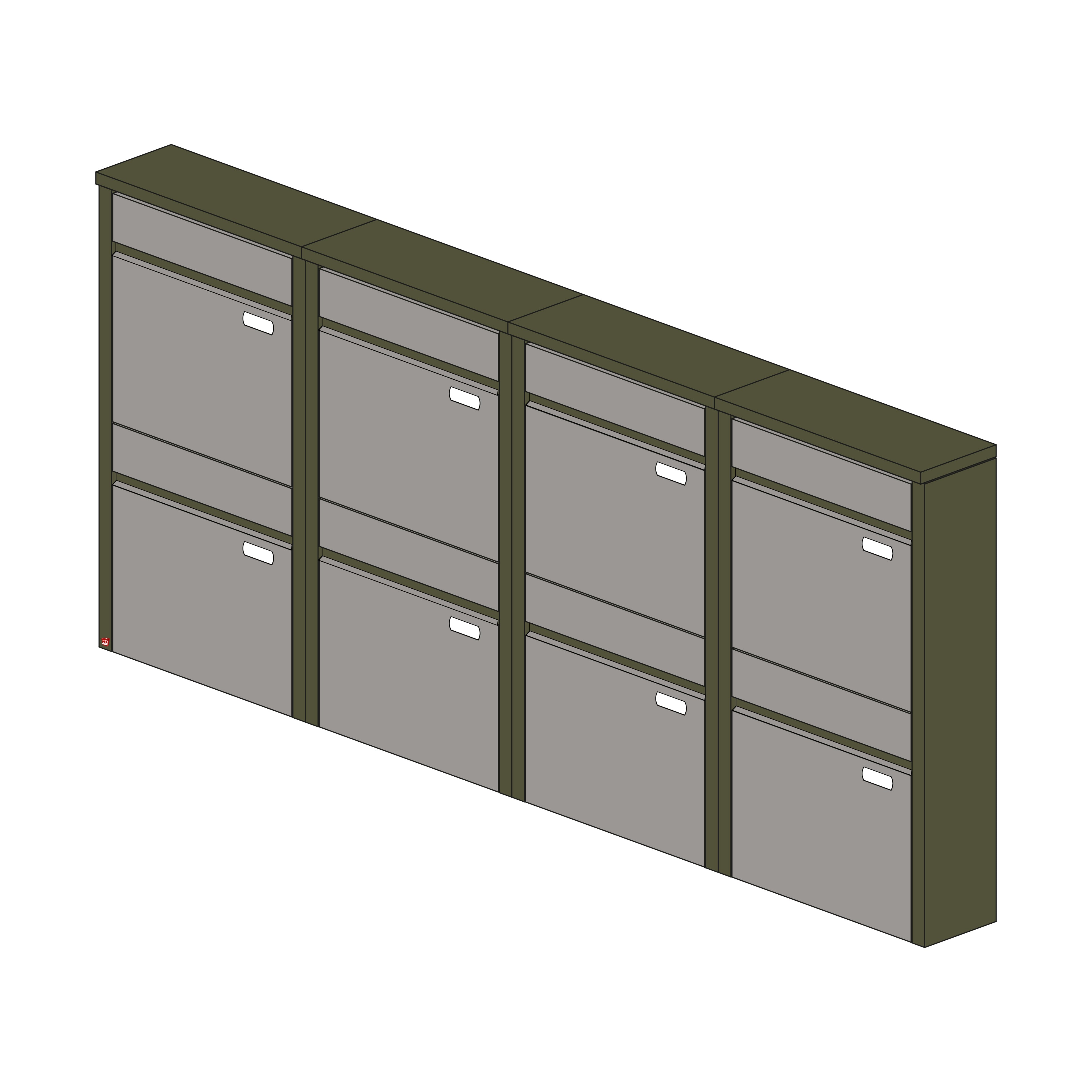 Briefkastenanlage 153.8Z Breitformat