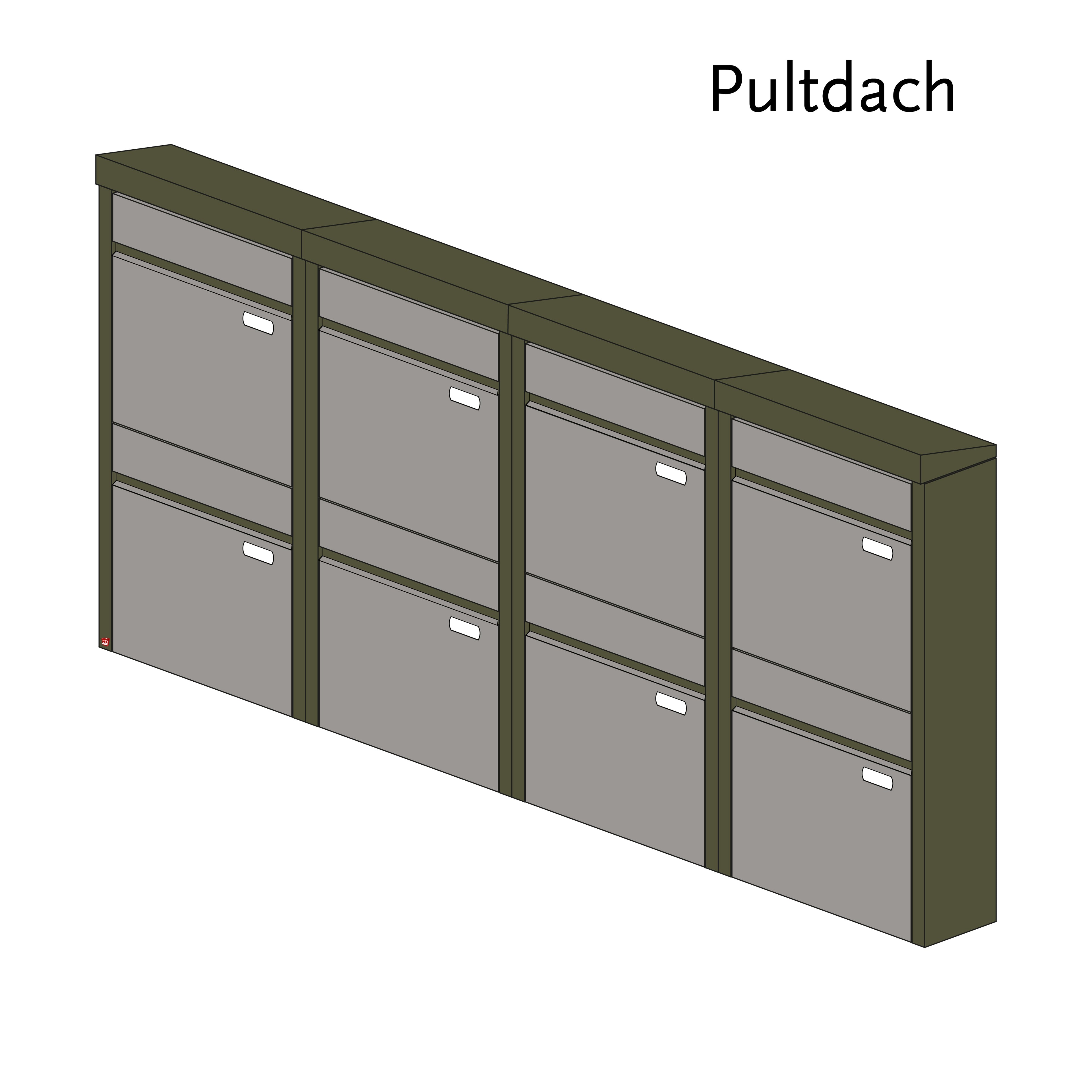 Briefkastenanlage 153.8Z Breitformat