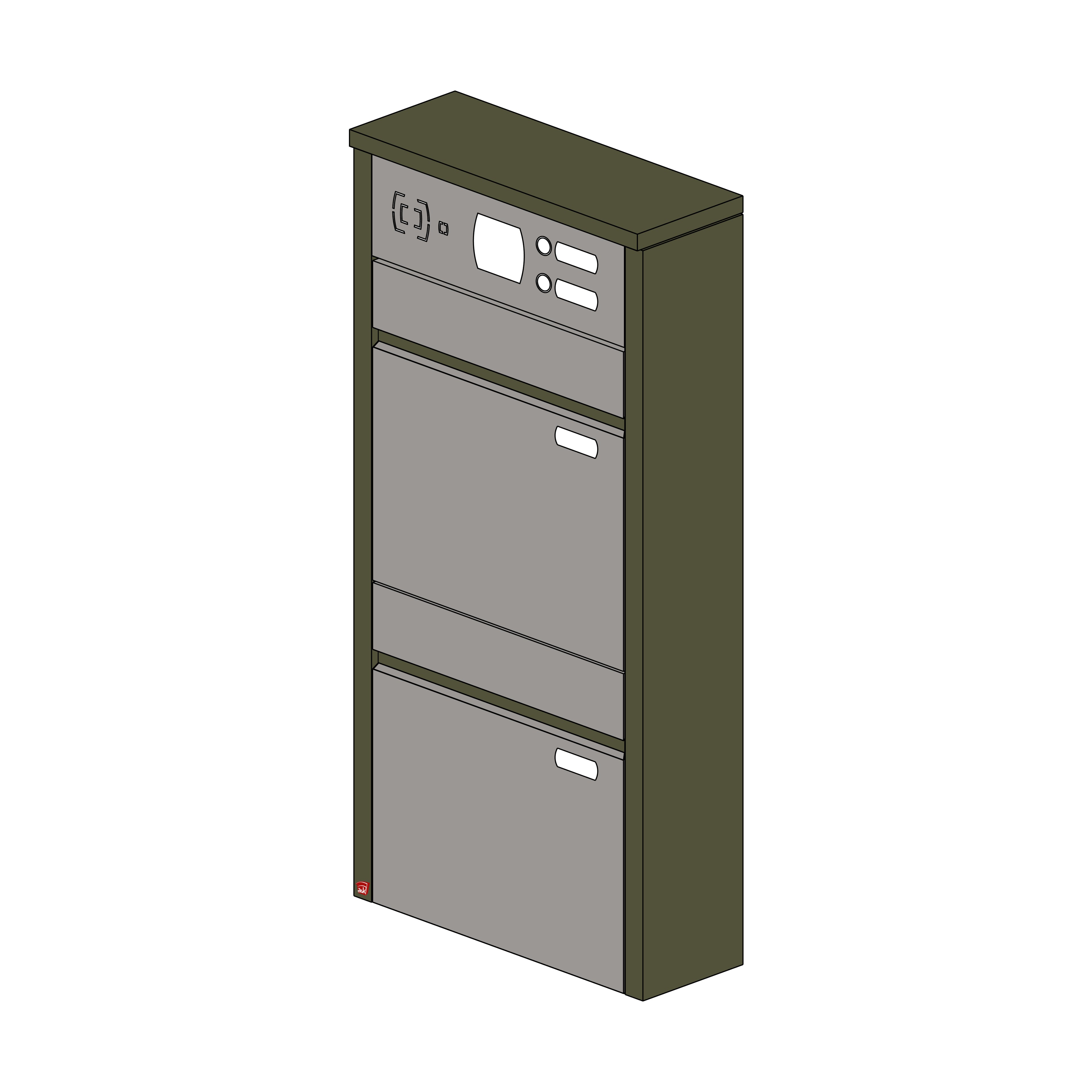 Briefkastenanlage 154.2Z Breitformat
