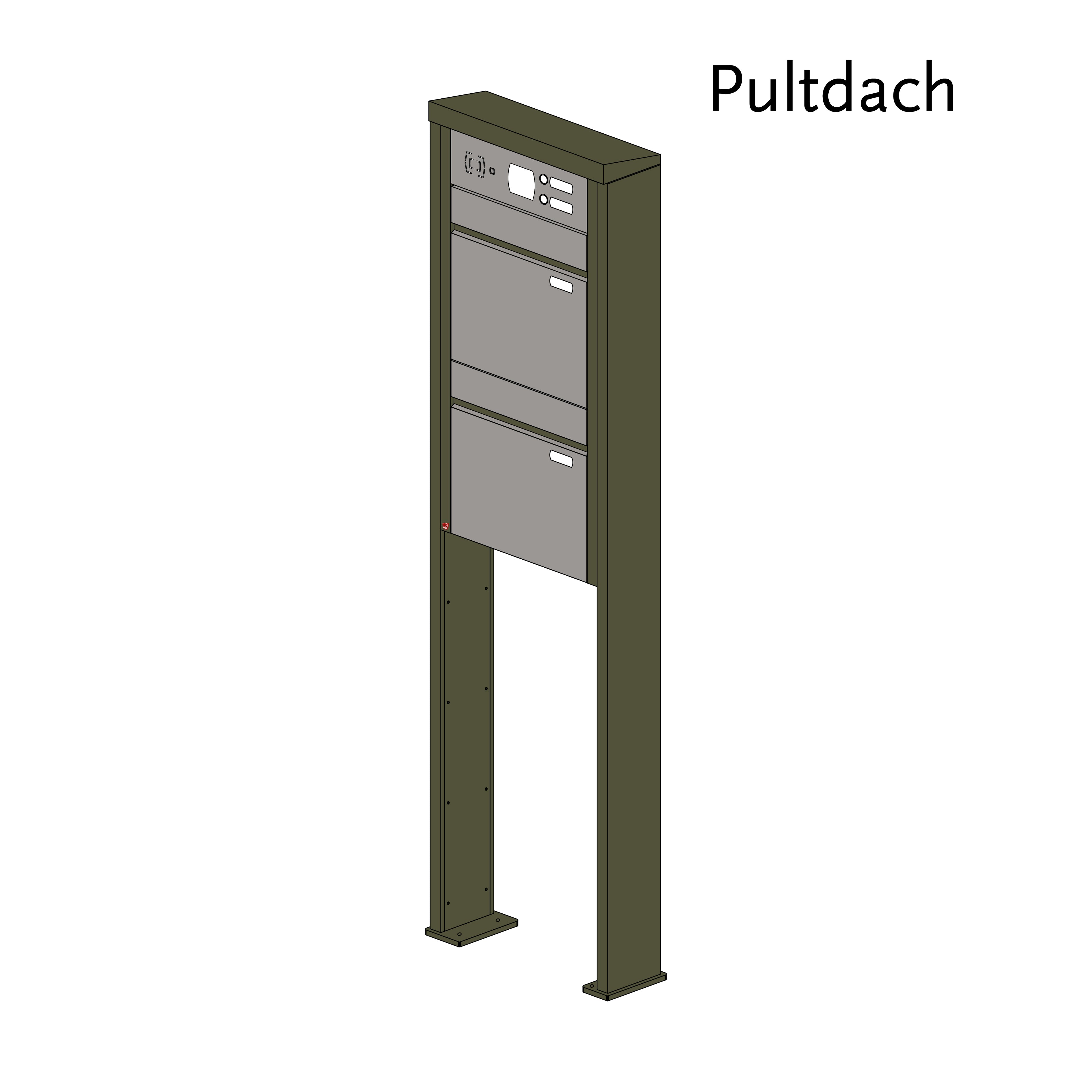Briefkastenanlage 154.2 Breitformat