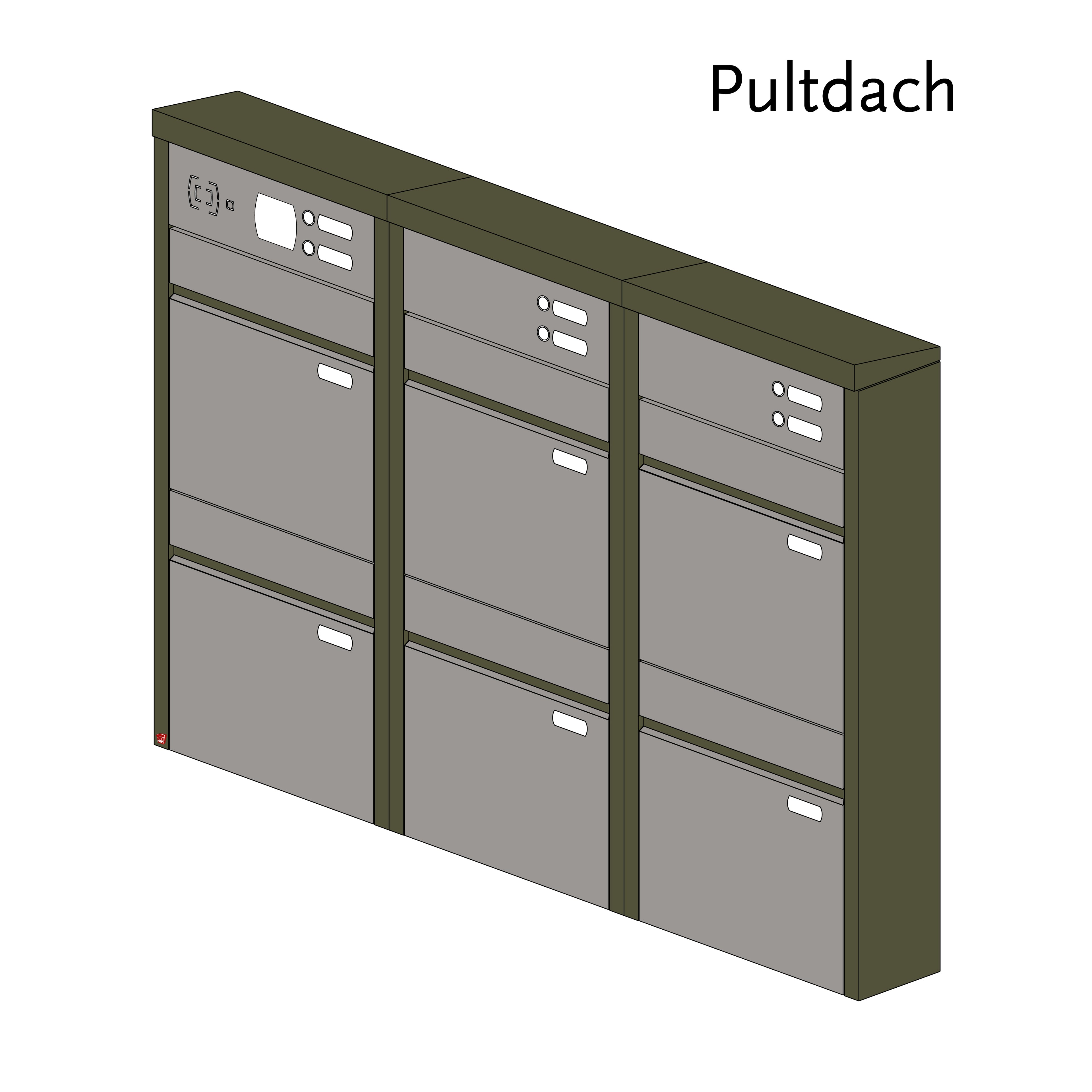 Briefkastenanlage 154.6Z Breitformat