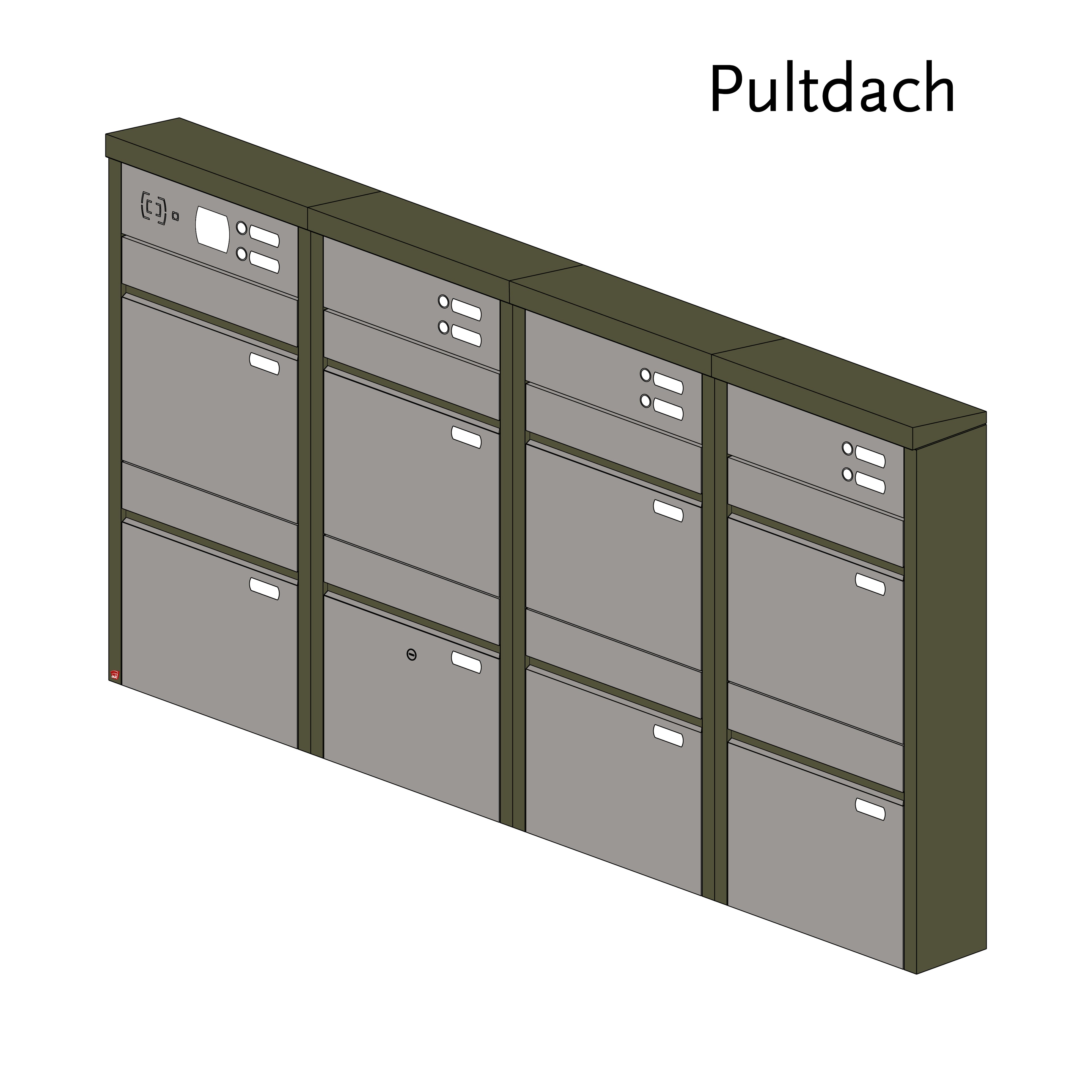 Briefkastenanlage 154.8Z Breitformat