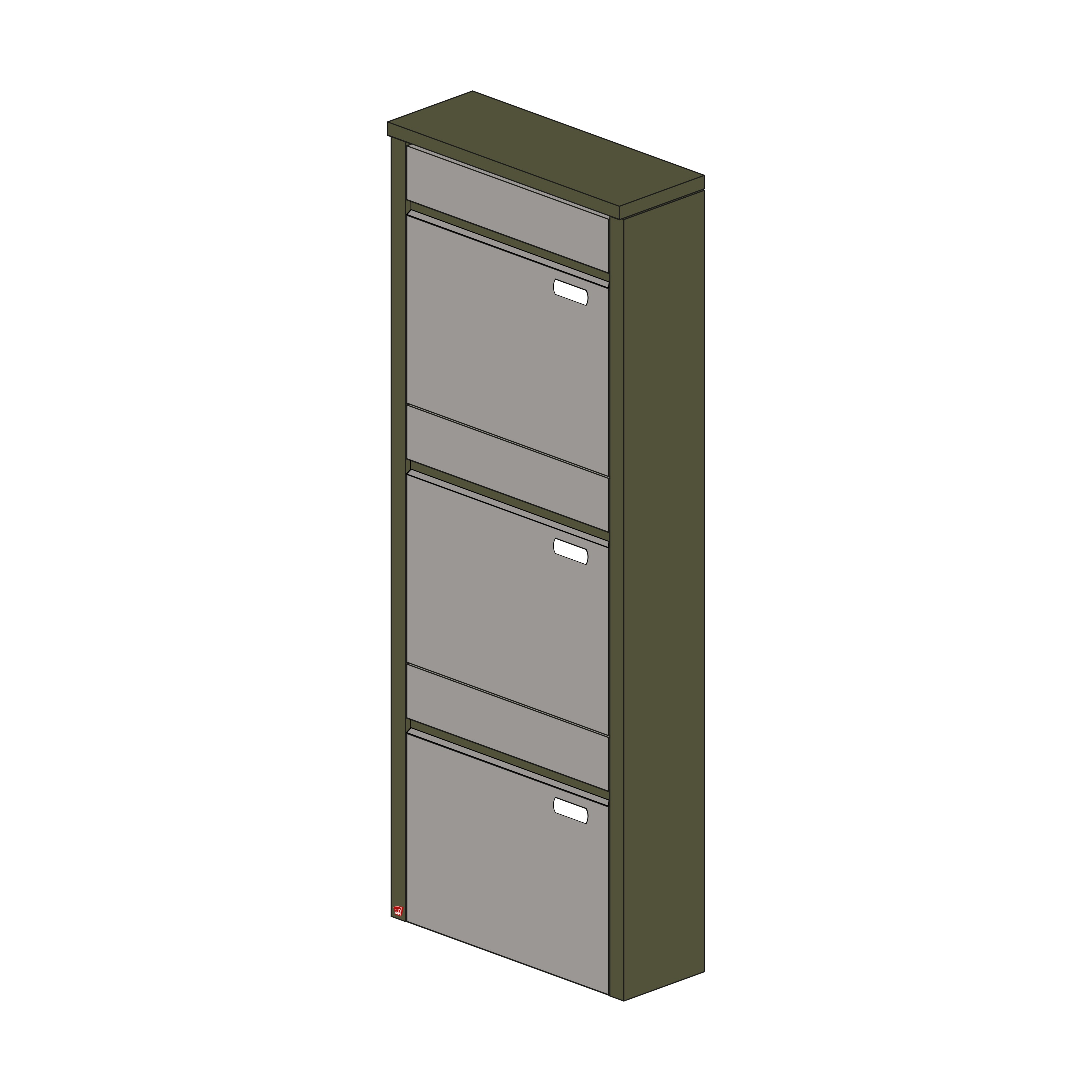 Briefkastenanlage 155.3Z Breitformat