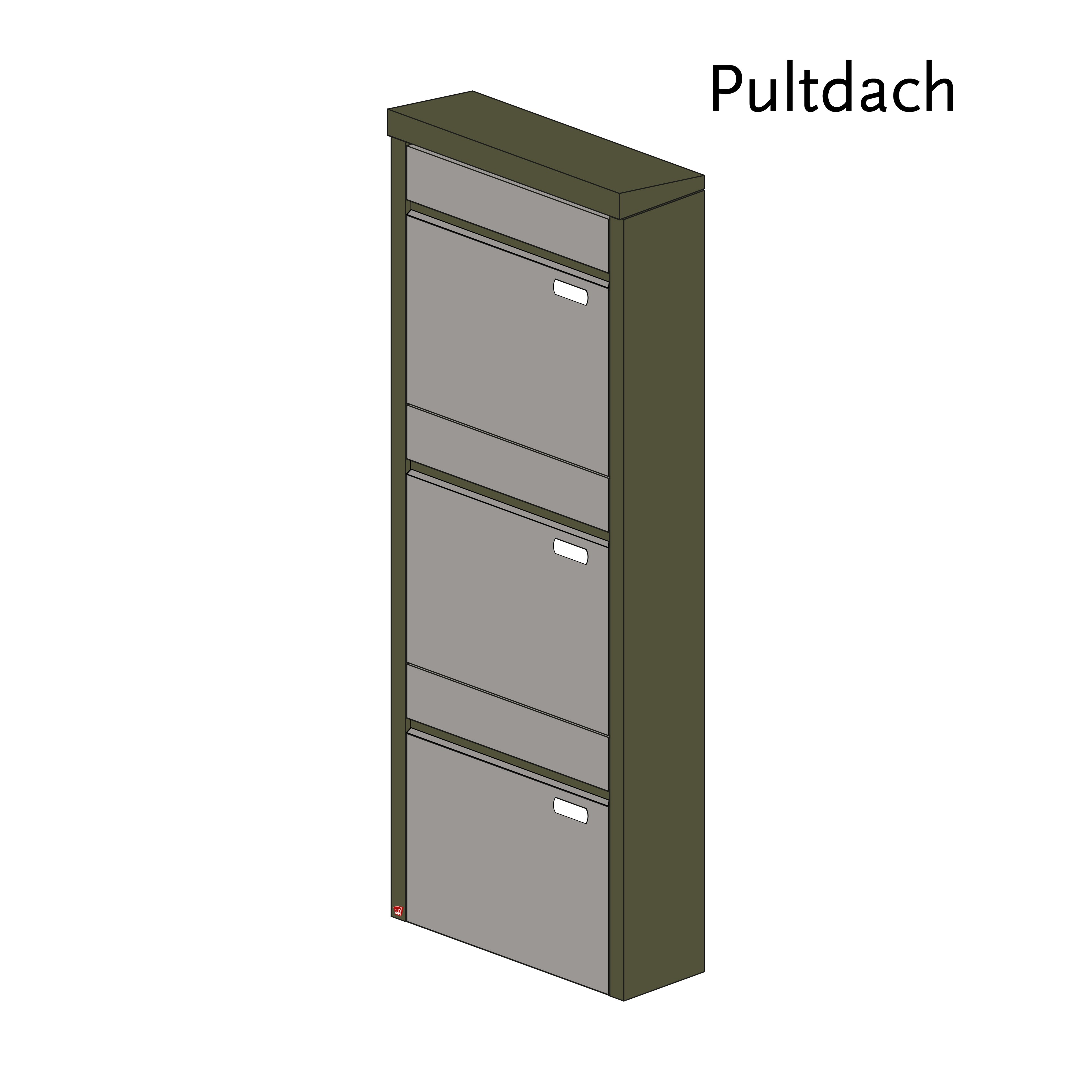 Briefkastenanlage 155.3Z Breitformat