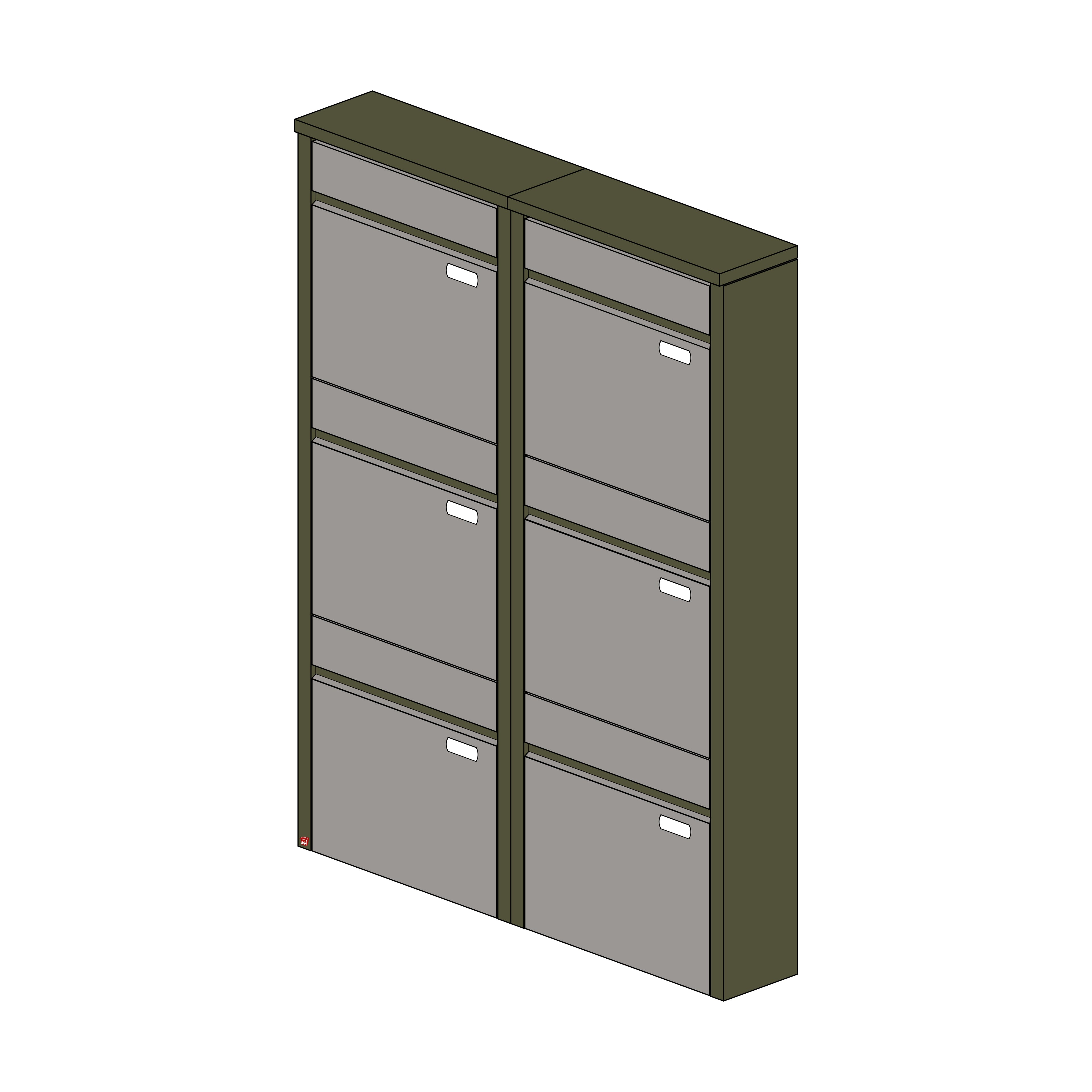 Briefkastenanlage 155.6Z Breitformat