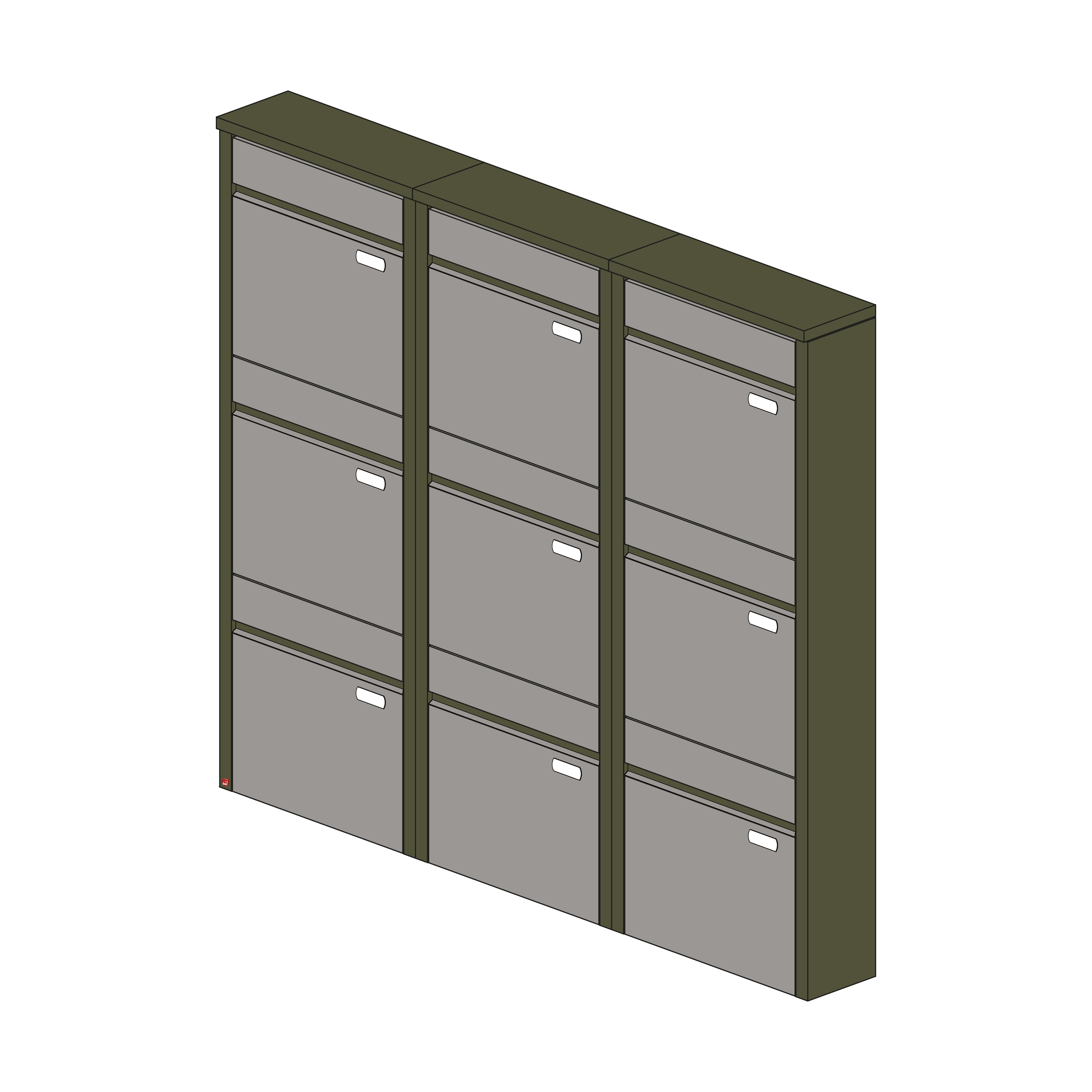 Briefkastenanlage 155.9Z Breitformat