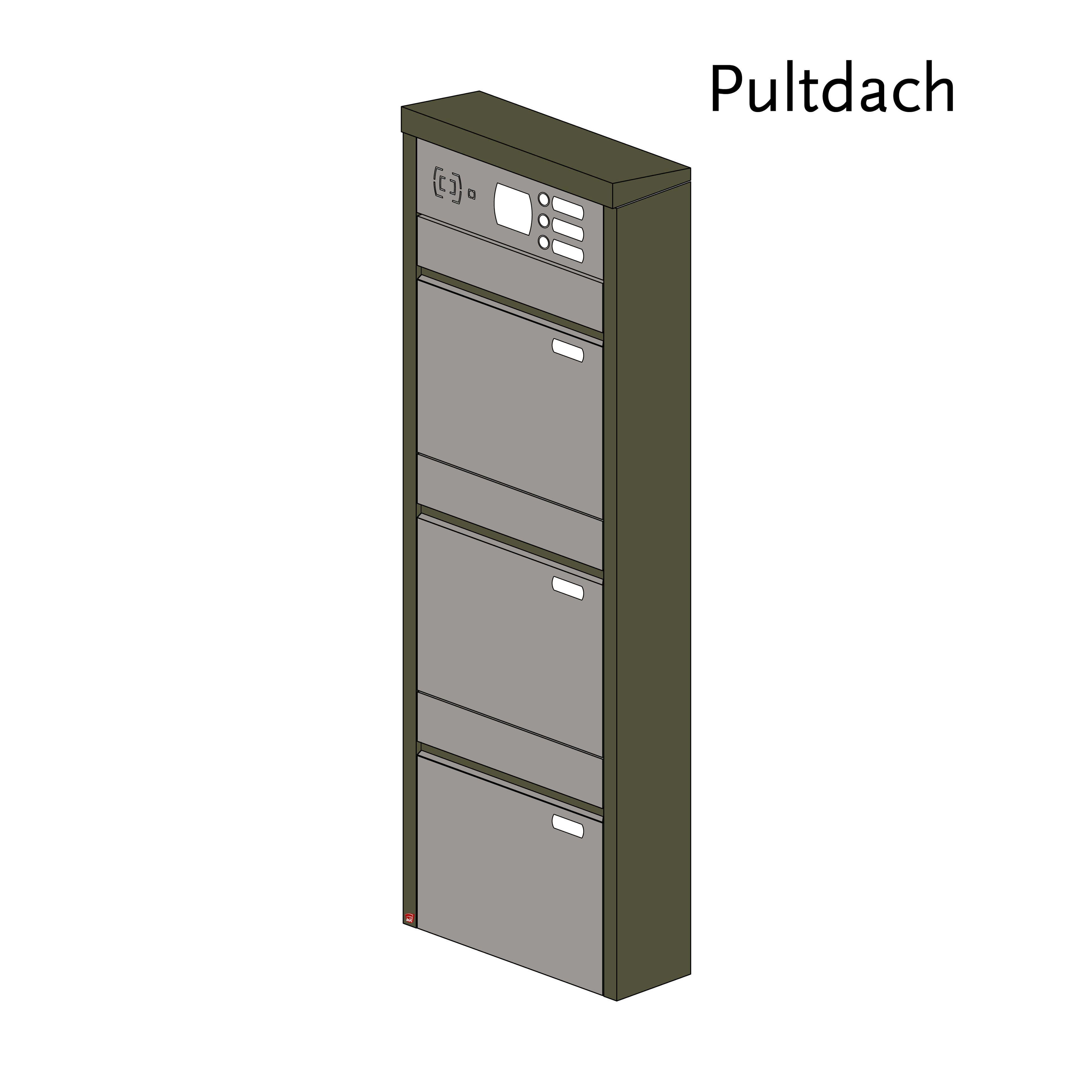 Briefkastenanlage 156.3Z Breitformat