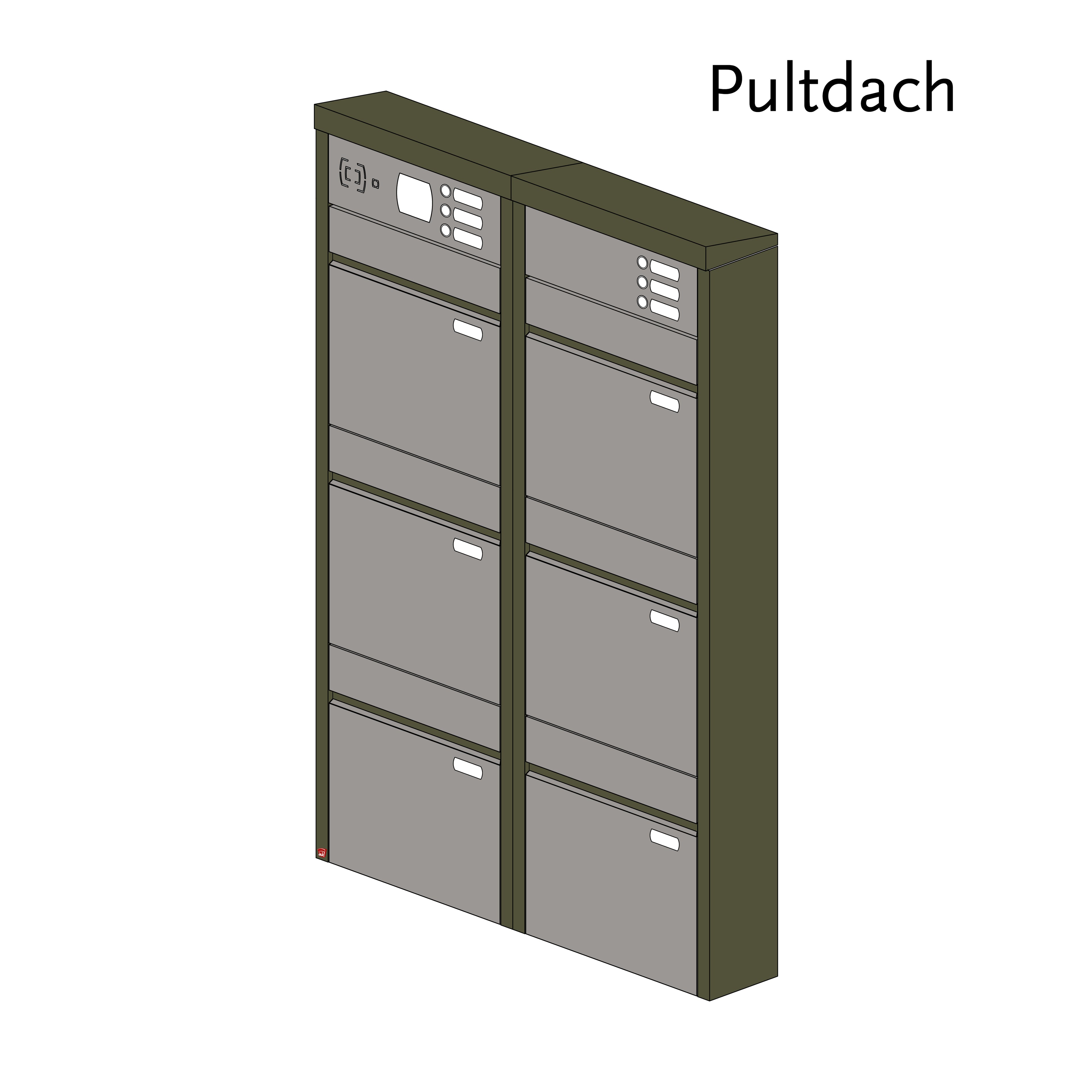 Briefkastenanlage 156.6Z Breitformat