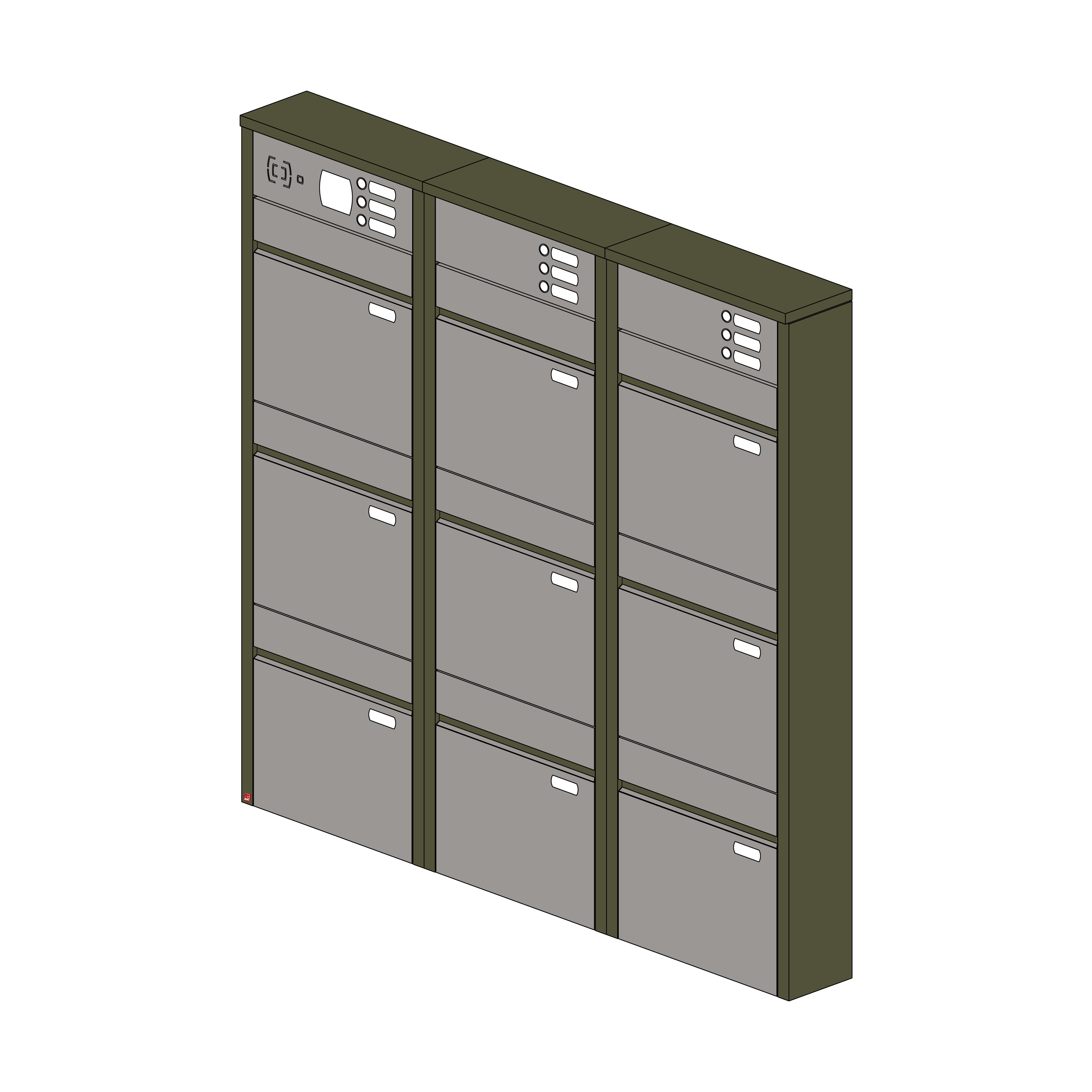 Briefkastenanlage 156.9Z Breitformat