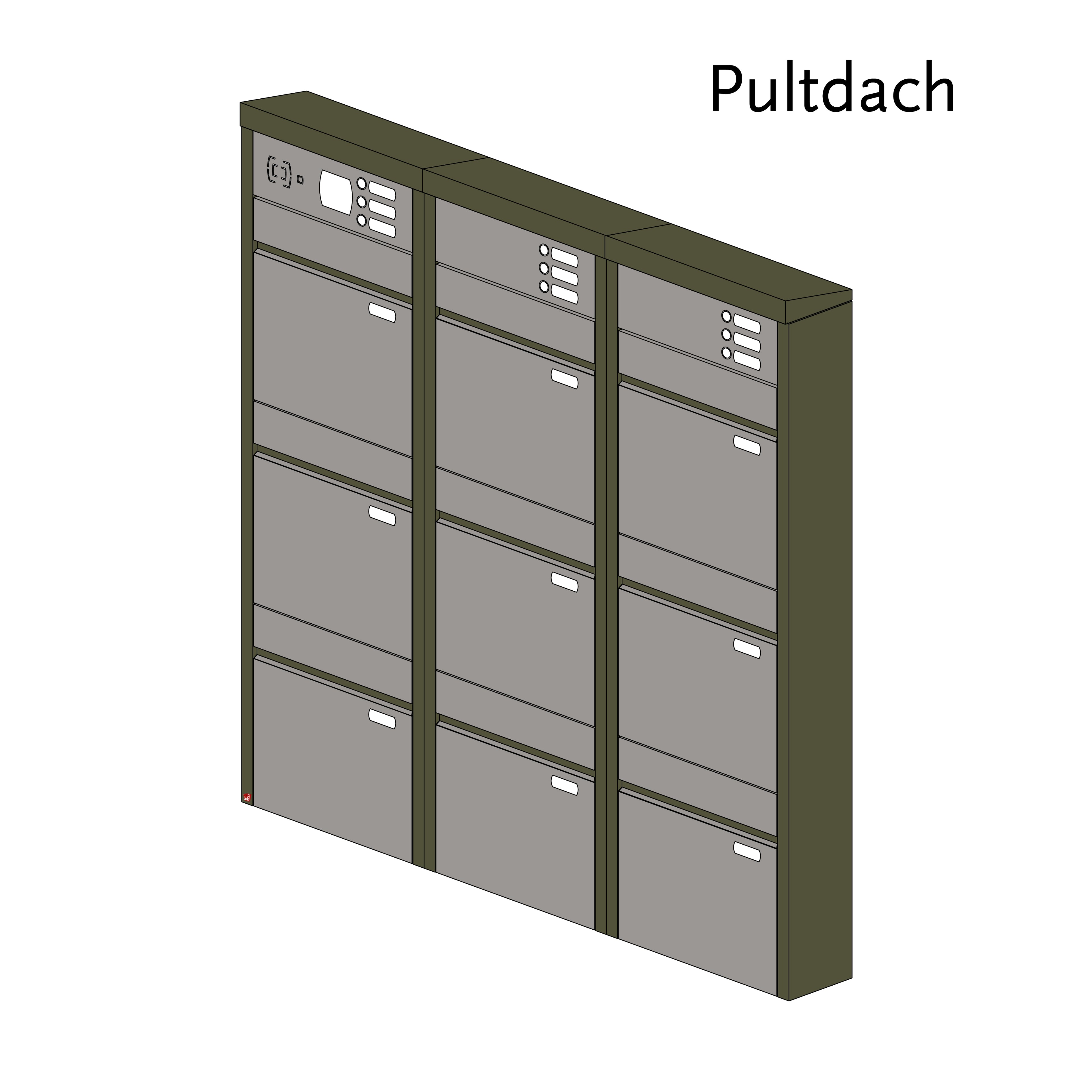 Briefkastenanlage 156.9Z Breitformat