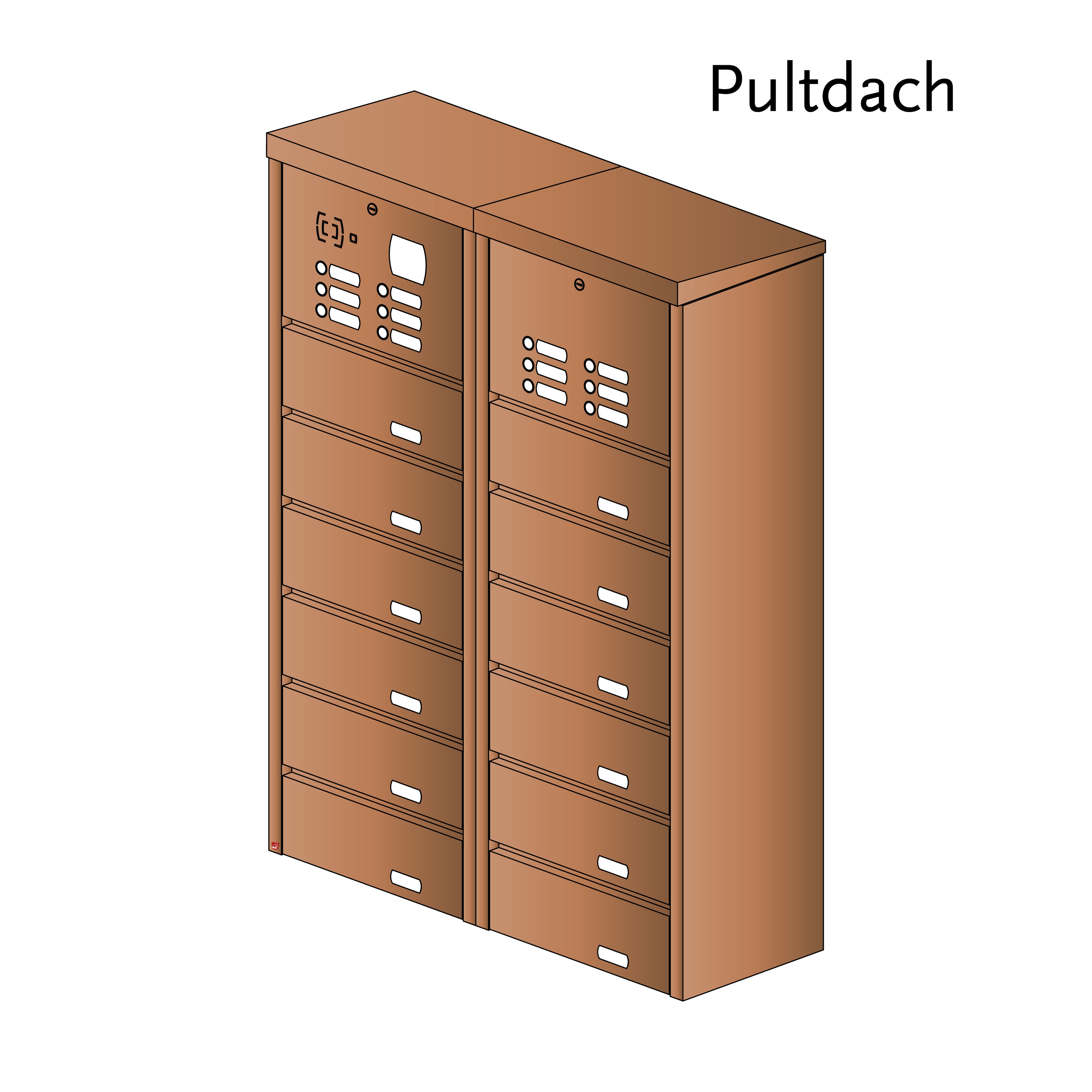 Briefkastenanlage 34.12