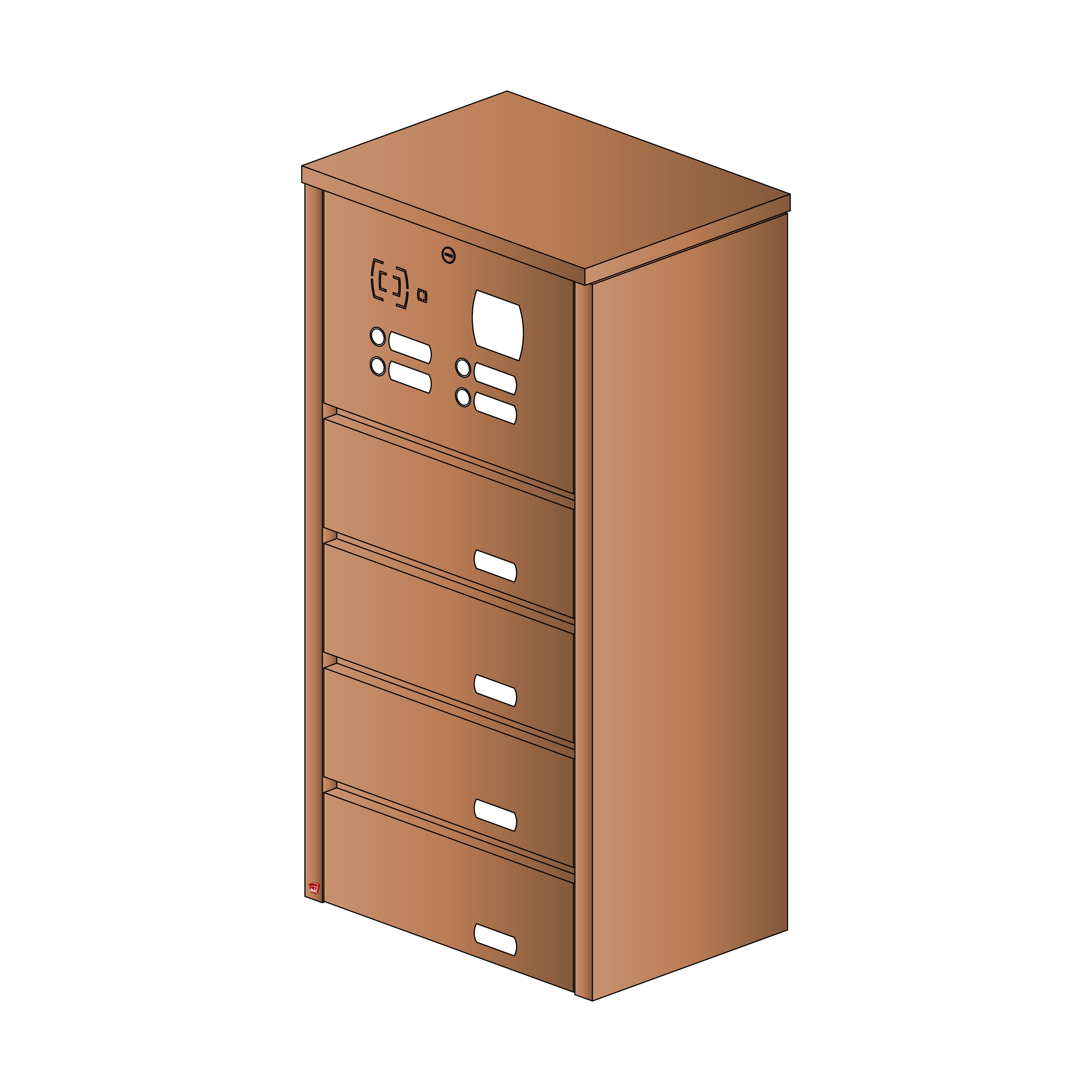 Briefkastenanlage 34.4