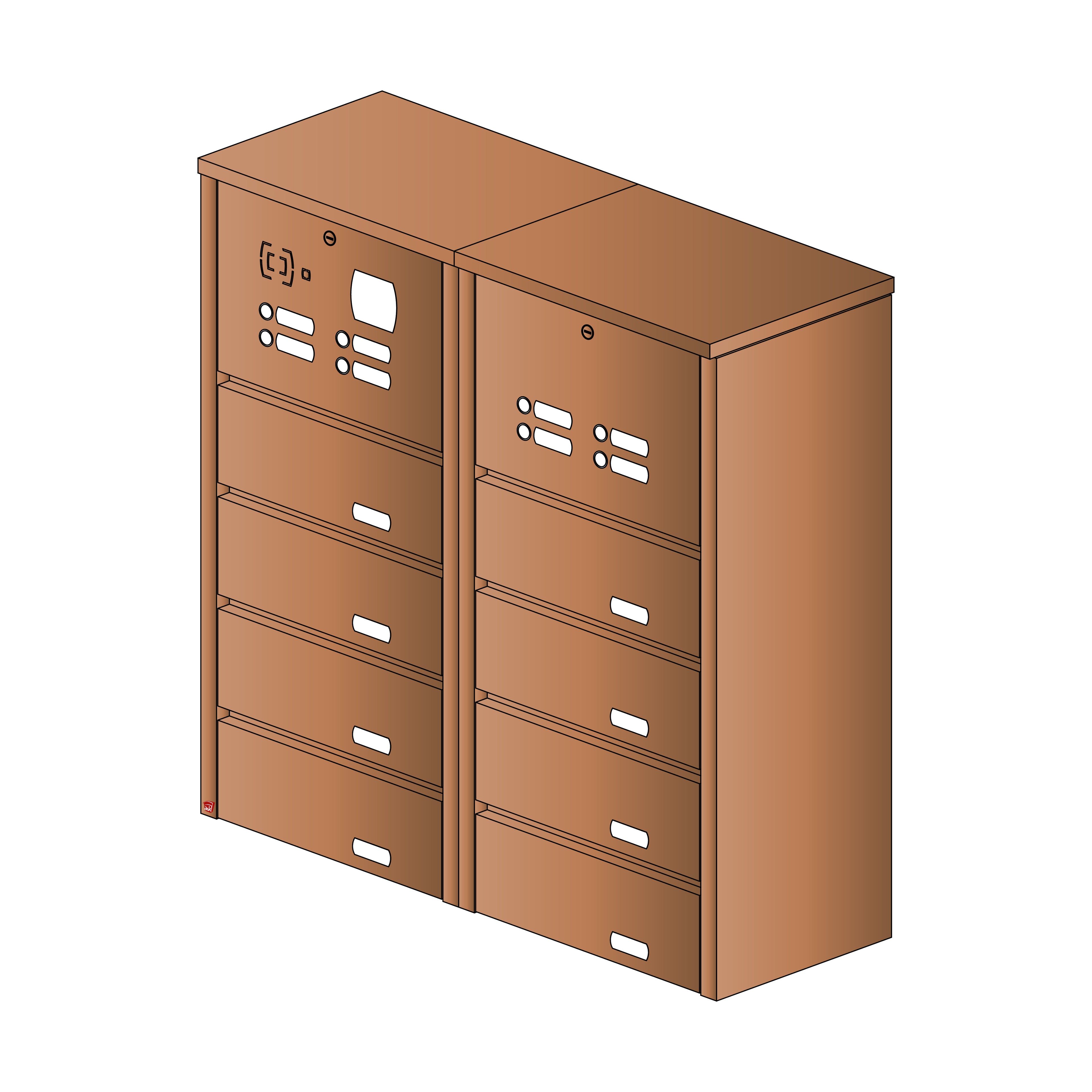 Briefkastenanlage 34.8