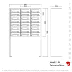 Standbriefkasten 41.24
