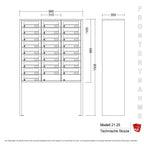 Standbriefkasten 41.25