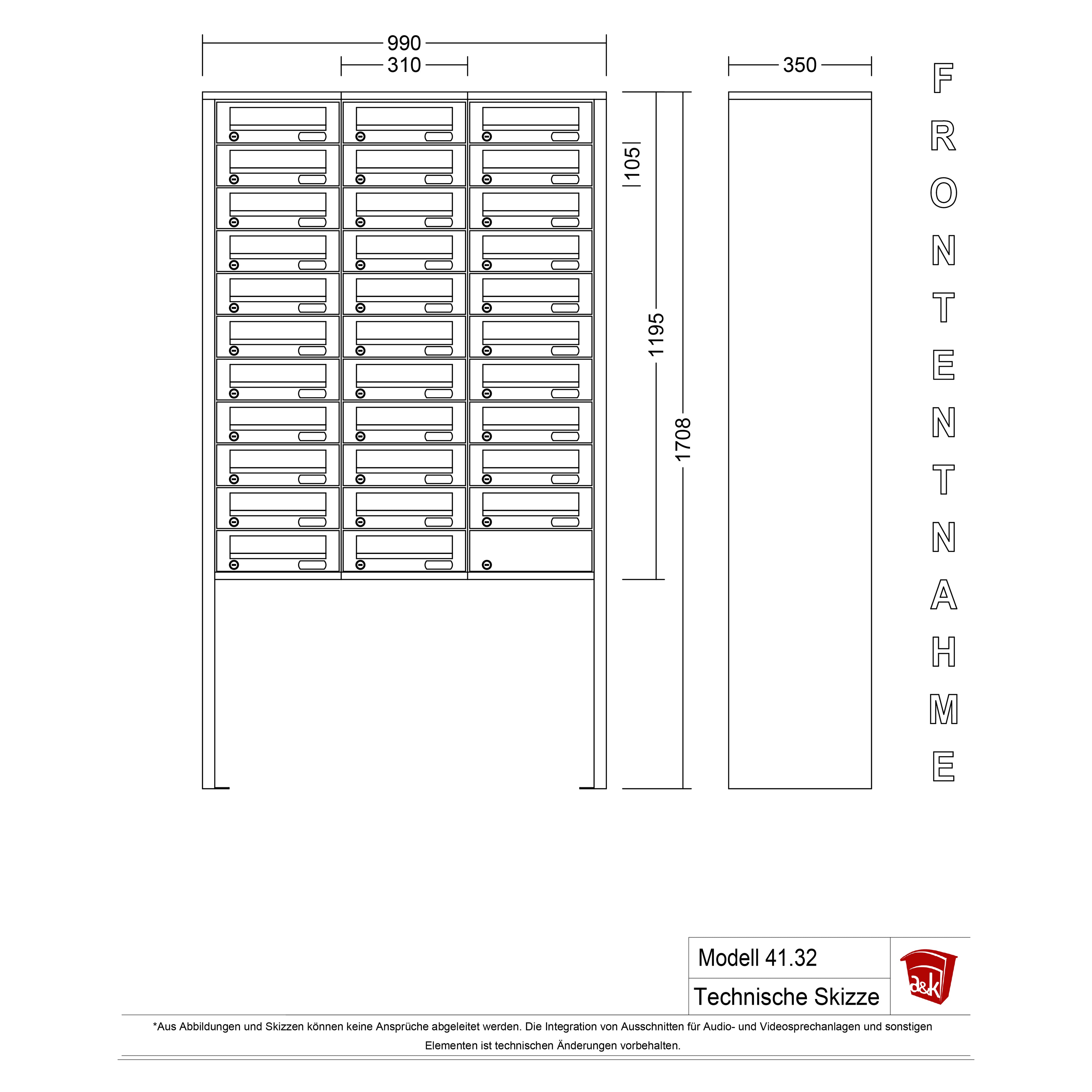Standbriefkasten 41.32