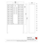 Standbriefkasten 42.22