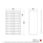 Briefkastenanlage 43.18