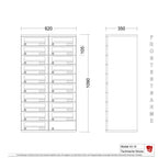 Briefkastenanlage 43.19
