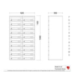 Briefkastenanlage 43.20