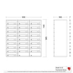 Briefkastenanlage 43.25