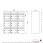 Briefkastenanlage 43.26