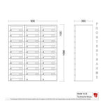 Briefkastenanlage 43.28