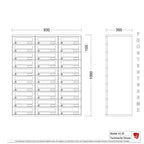 Briefkastenanlage 43.30