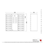 Briefkastenanlage 44.16