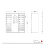 Briefkastenanlage 44.17