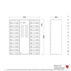 Briefkastenanlage 44.20