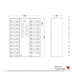 Briefkastenanlage 44.21