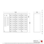 Briefkastenanlage 44.25