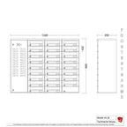 Briefkastenanlage 44.26