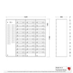 Briefkastenanlage 44.31