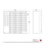 Briefkastenanlage 44.32