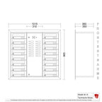 Mauerbriefkasten 46.16