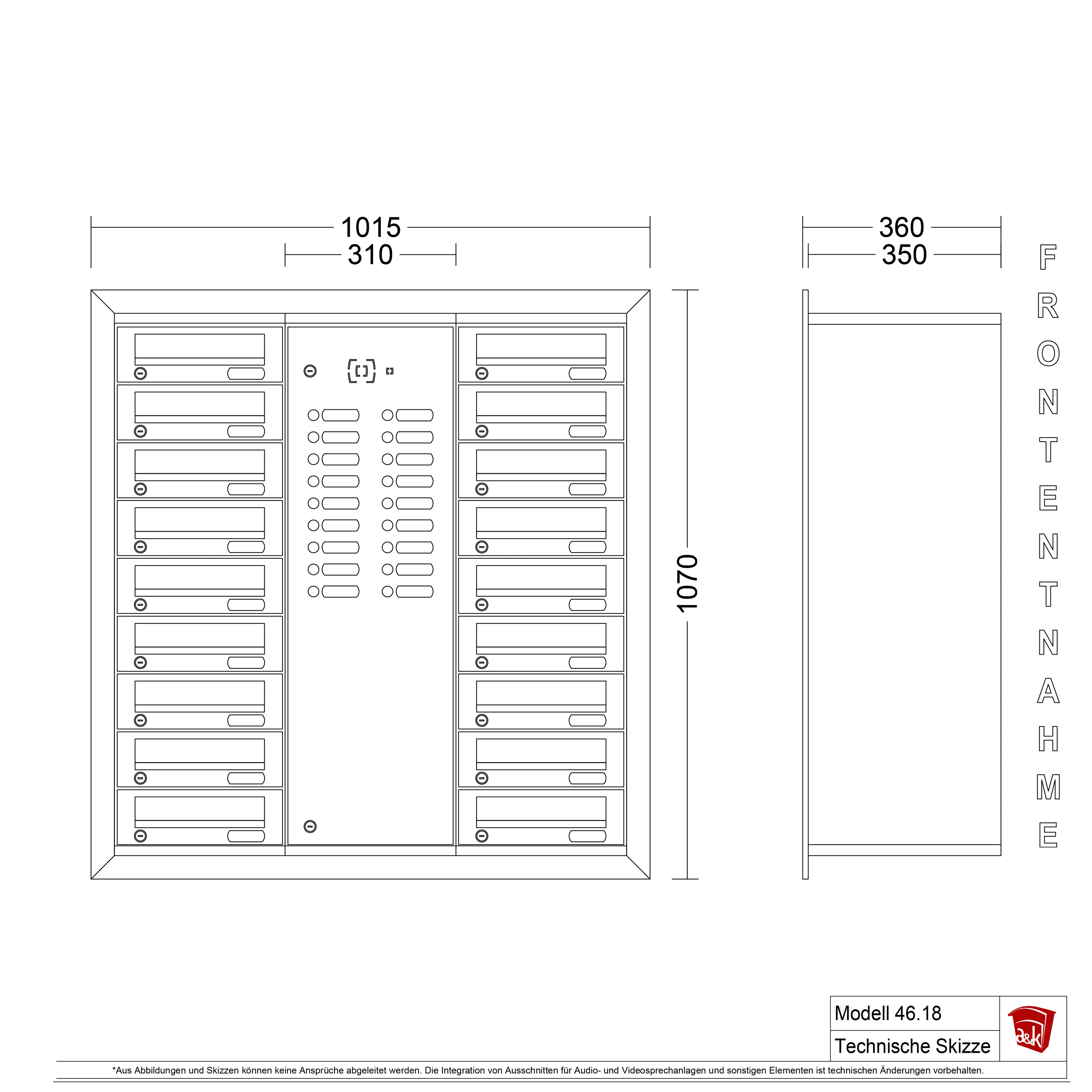 Mauerbriefkasten 46.18