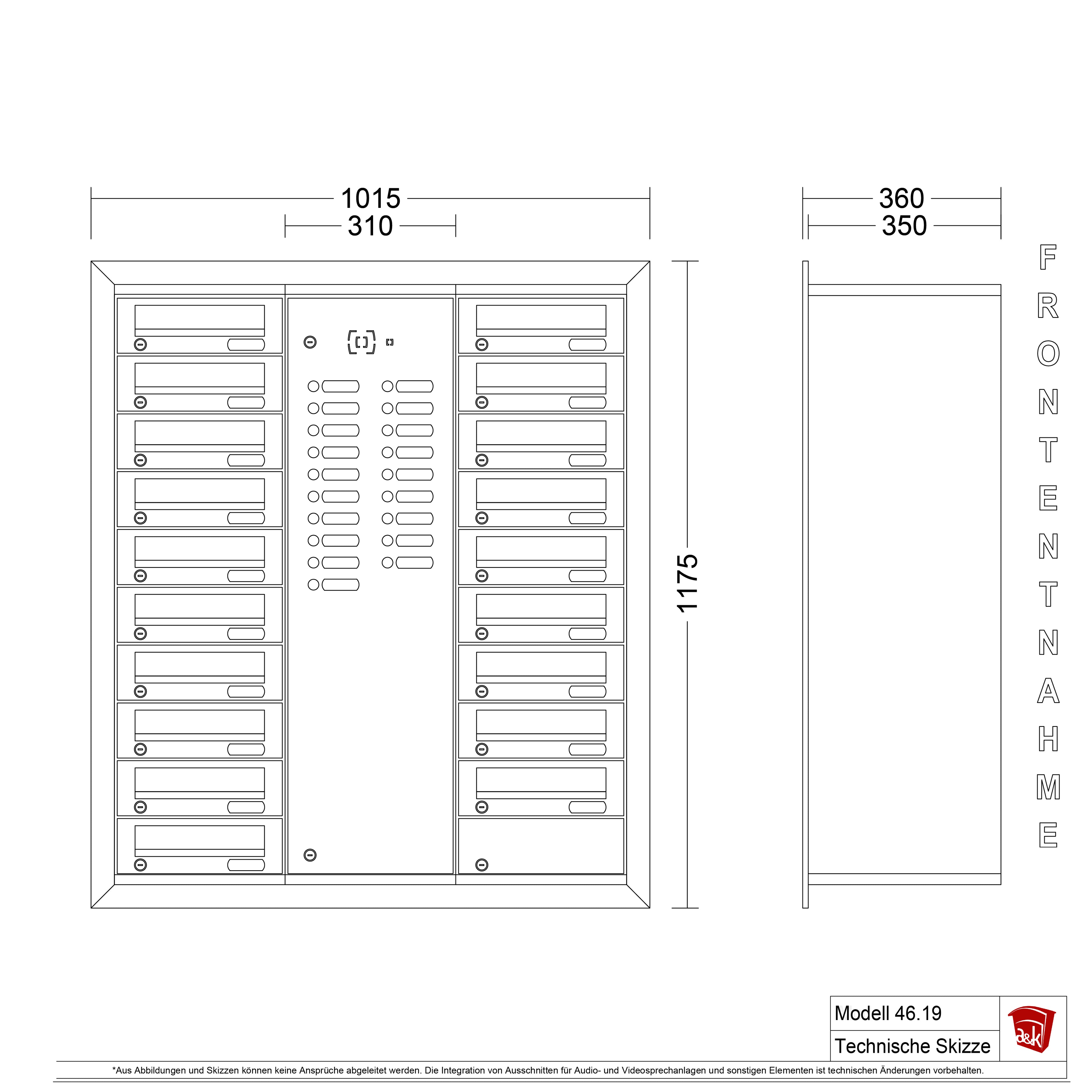 Mauerbriefkasten 46.19