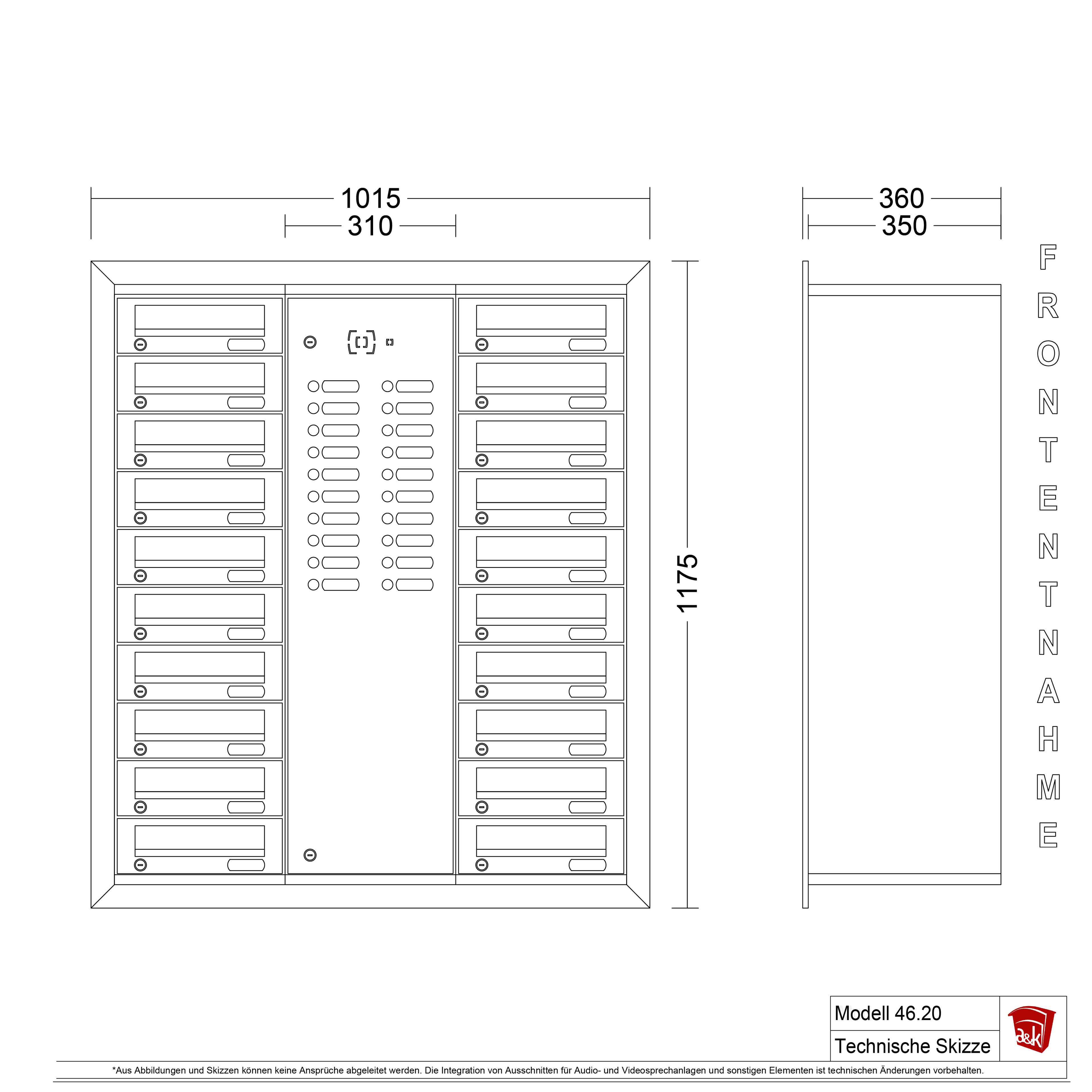 Mauerbriefkasten 46.20