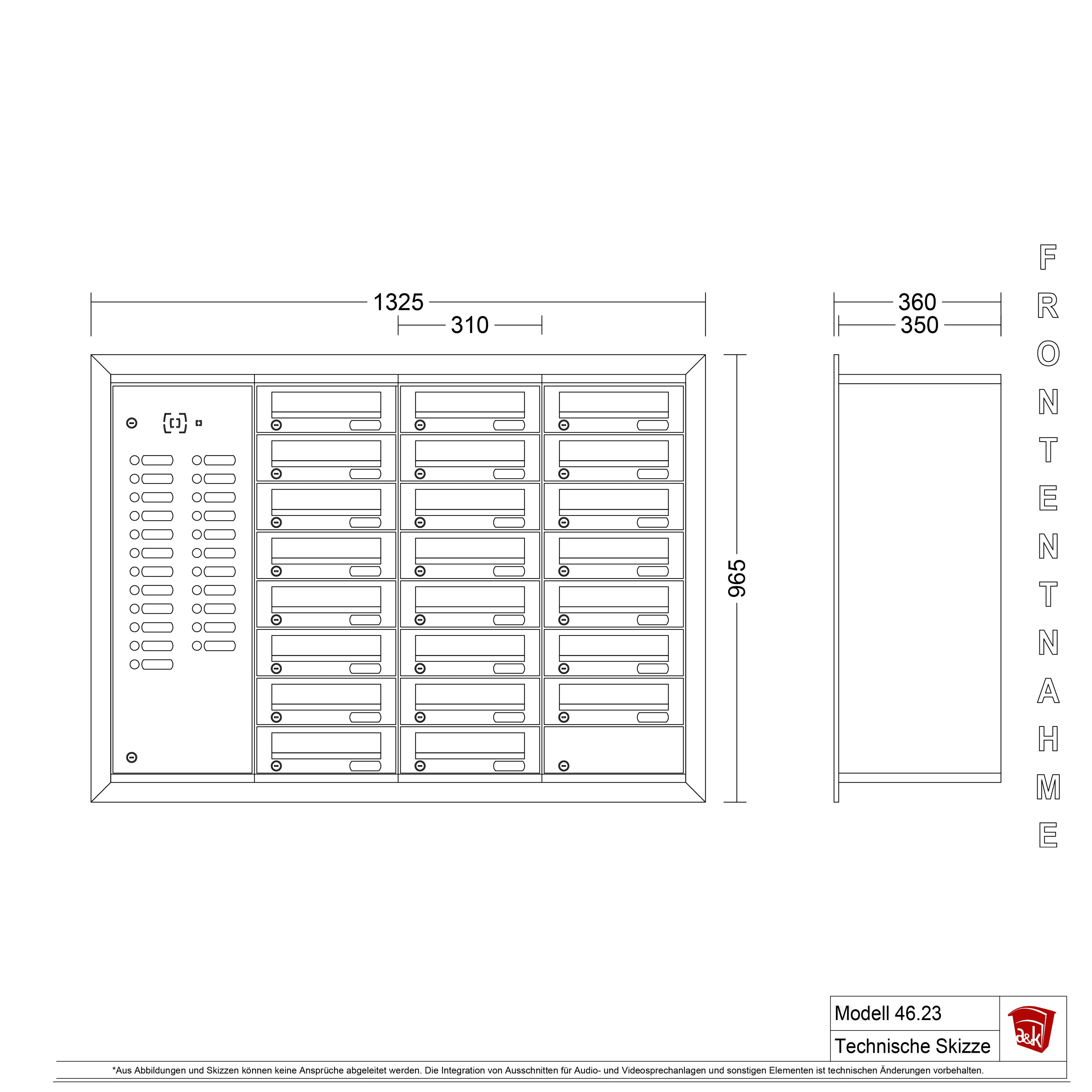 Mauerbriefkasten 46.23