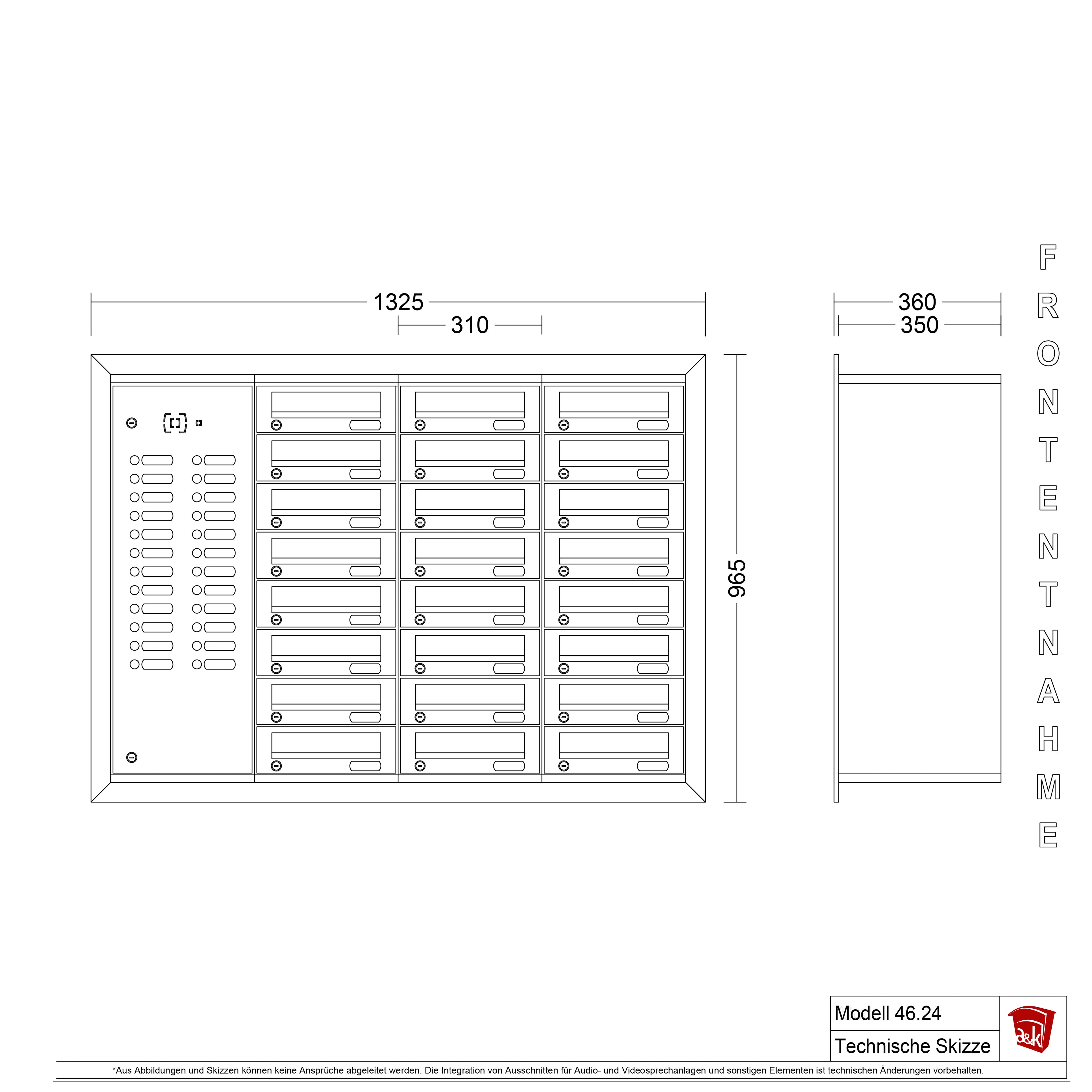 Mauerbriefkasten 46.24