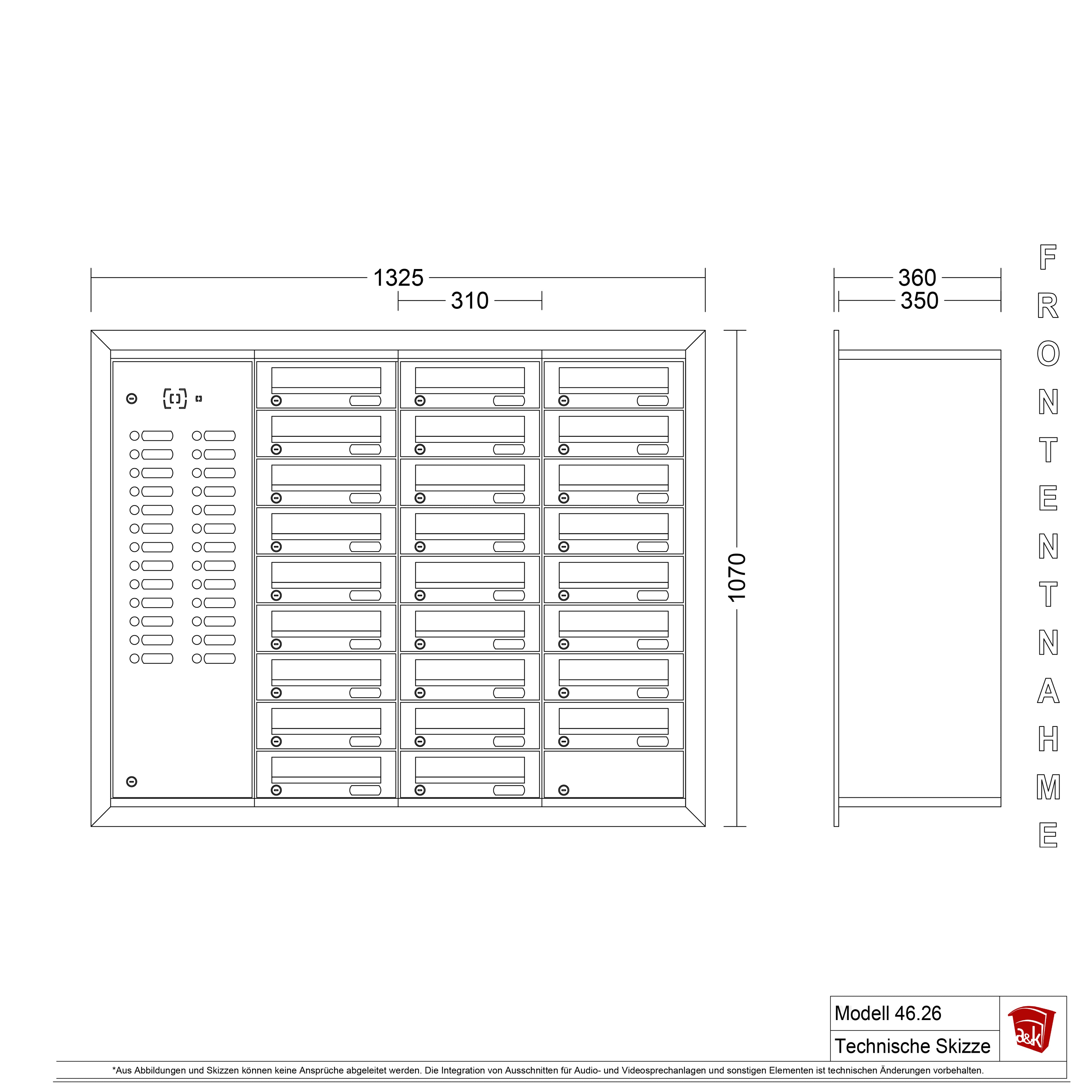 Mauerbriefkasten 46.26