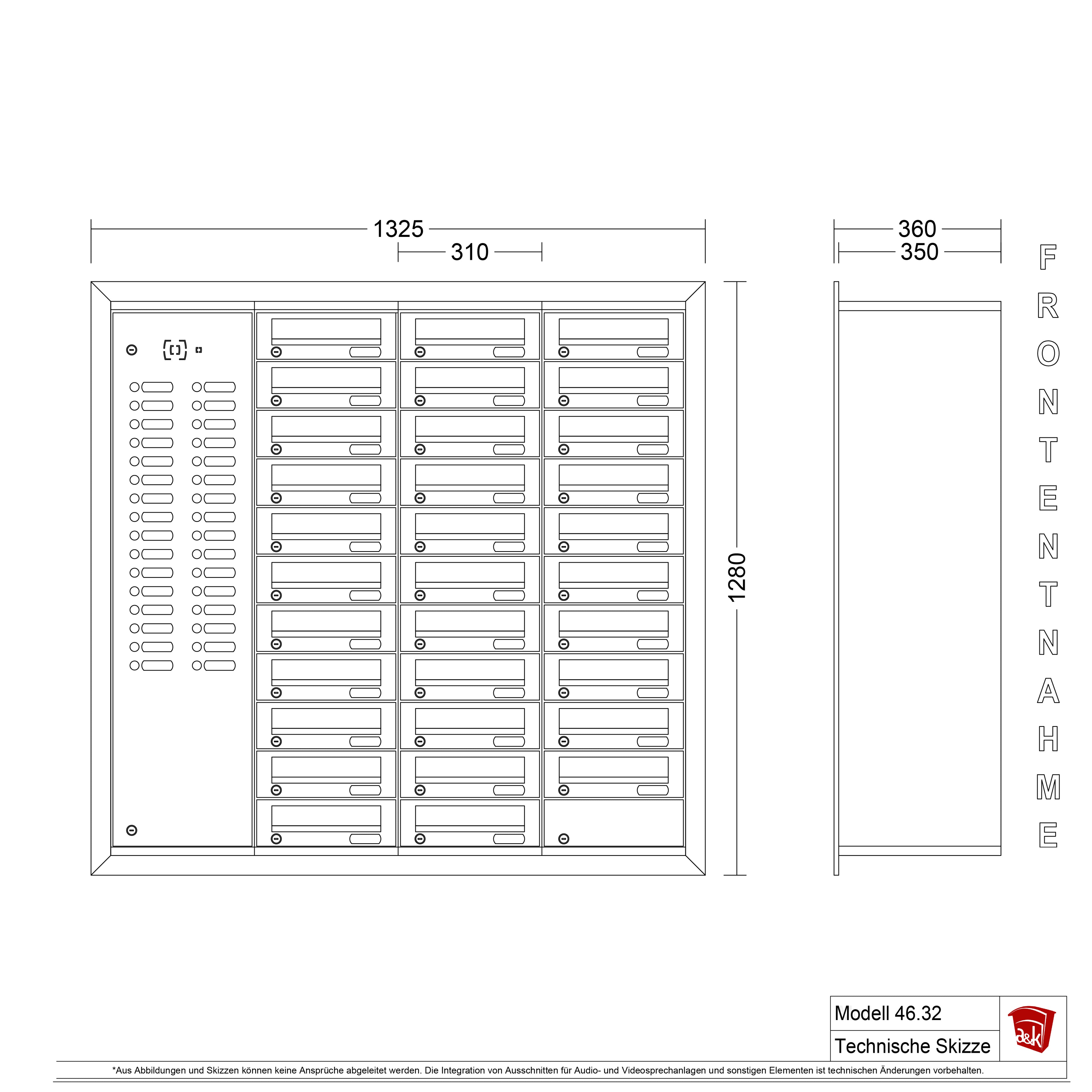 Mauerbriefkasten 46.32